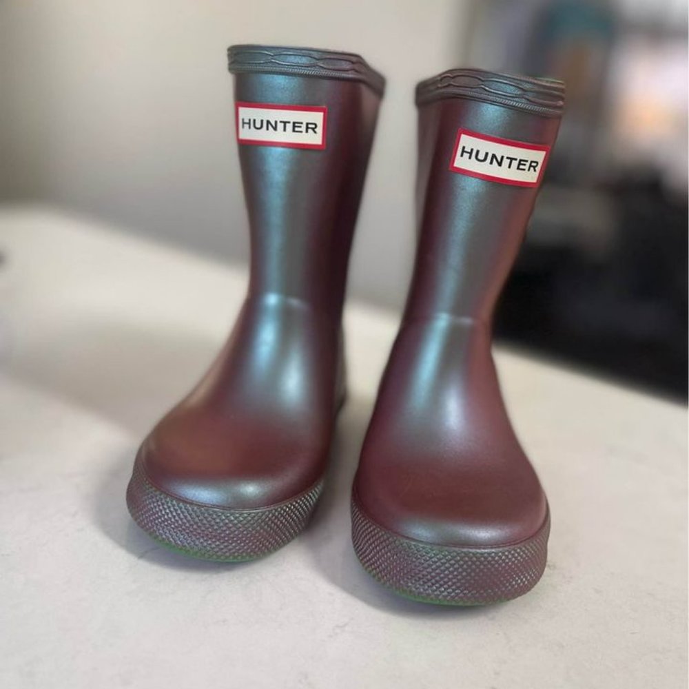 Hunter - Toddler Girl (Original Kids First Rain Boots)  UK 6/US 7